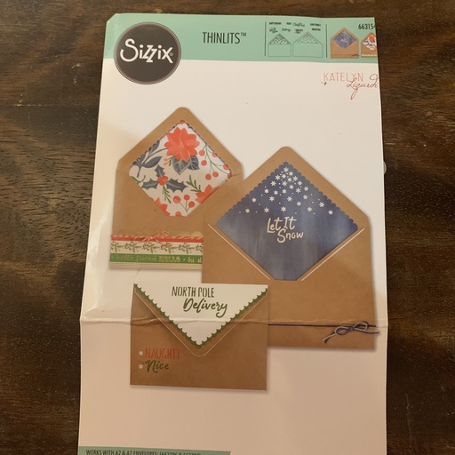 Troquel Sizzix Thinlits Dies Delicate Envelope Liners